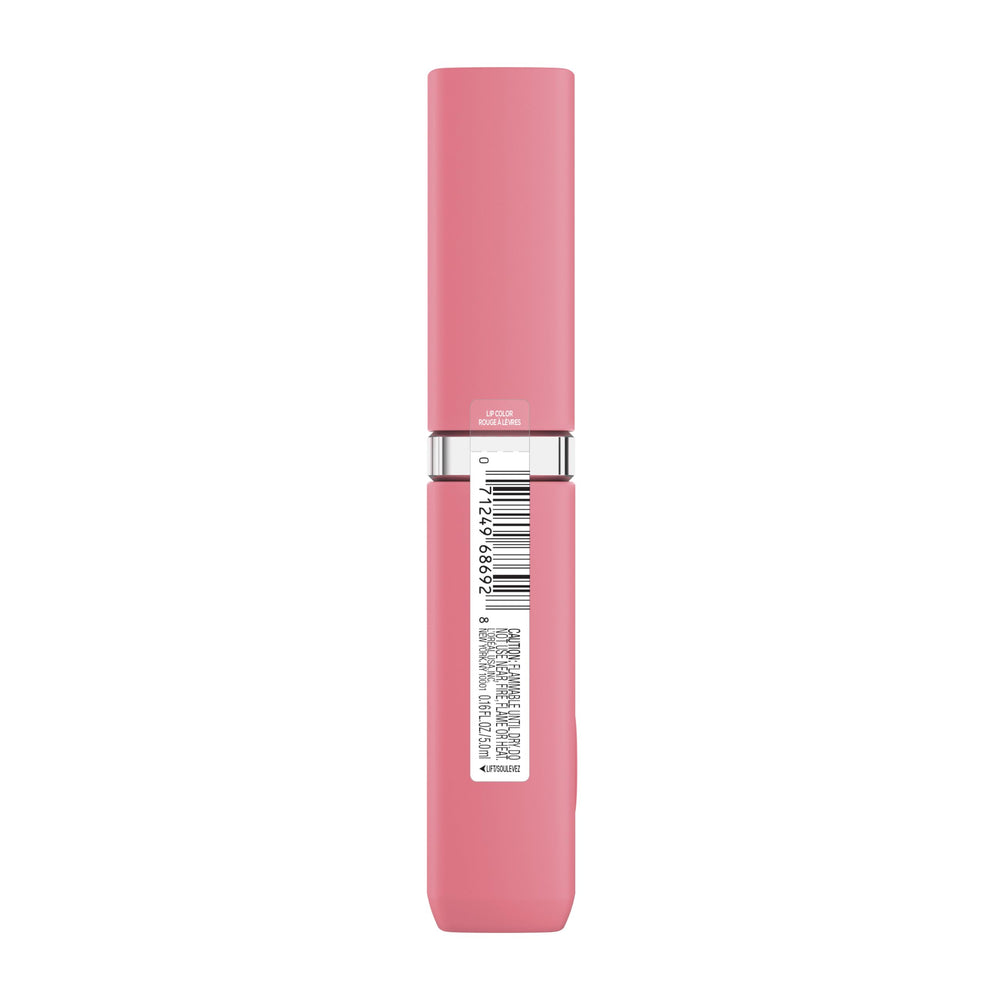 L'Oreal Paris Infallible Matte Resistance lipstick matte finish on lips under studio light