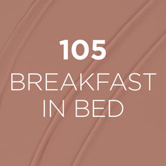 L'Oreal Paris Infallible Matte Resistance on lips Breakfast in Bed 105 demonstrates transfer-resistant pigment.