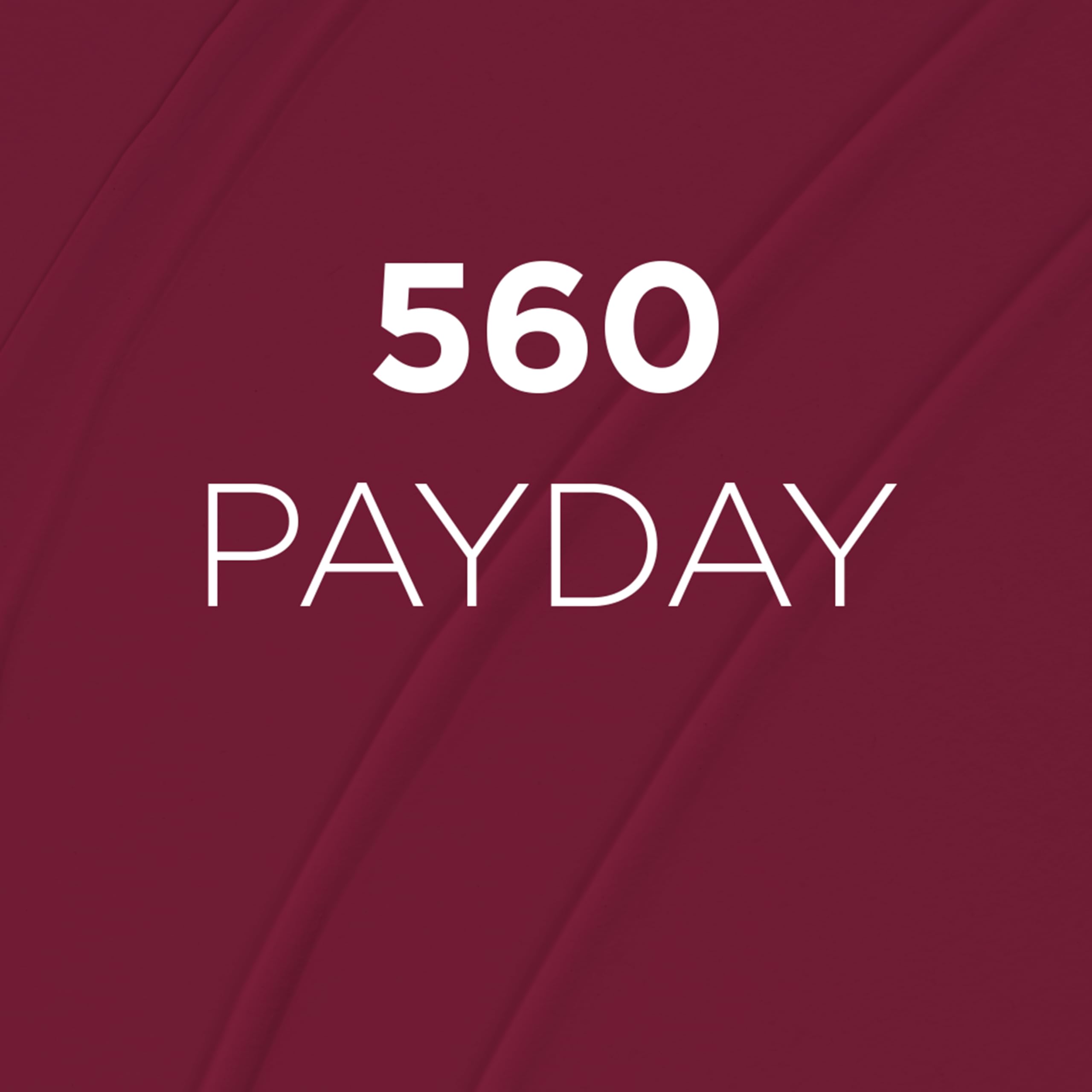 L'Oreal Paris Infallible Matte Resistance lipstick Pay Day 560 shade swatches on lips.