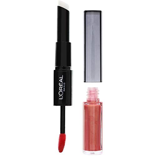 L'Oreal Paris Infallible Pro Last 2 Step Lipstick color seal balm application locks in moisture.