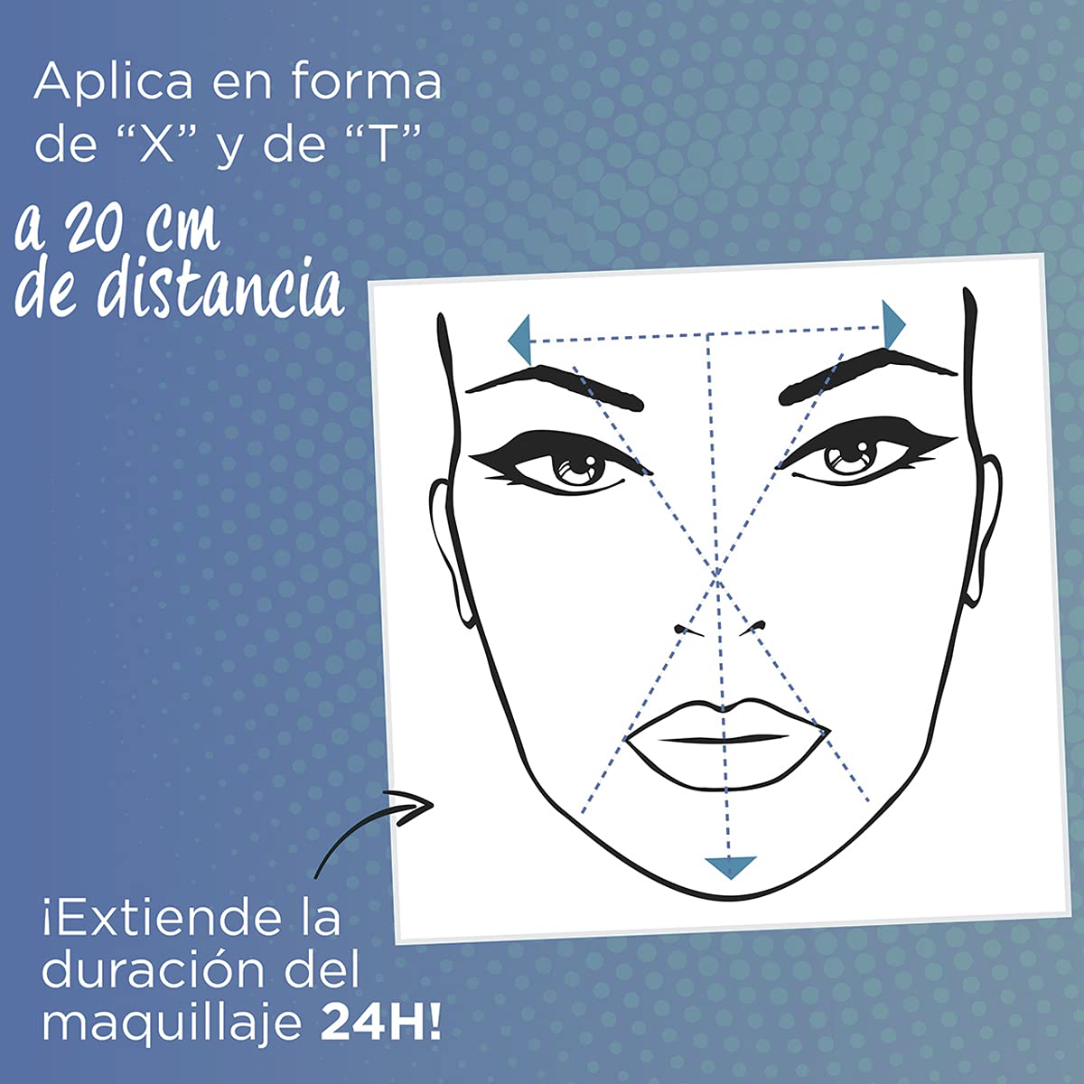 L'Oreal Paris Infallible Pro-Spray promotes a fresh-looking complexion after application.