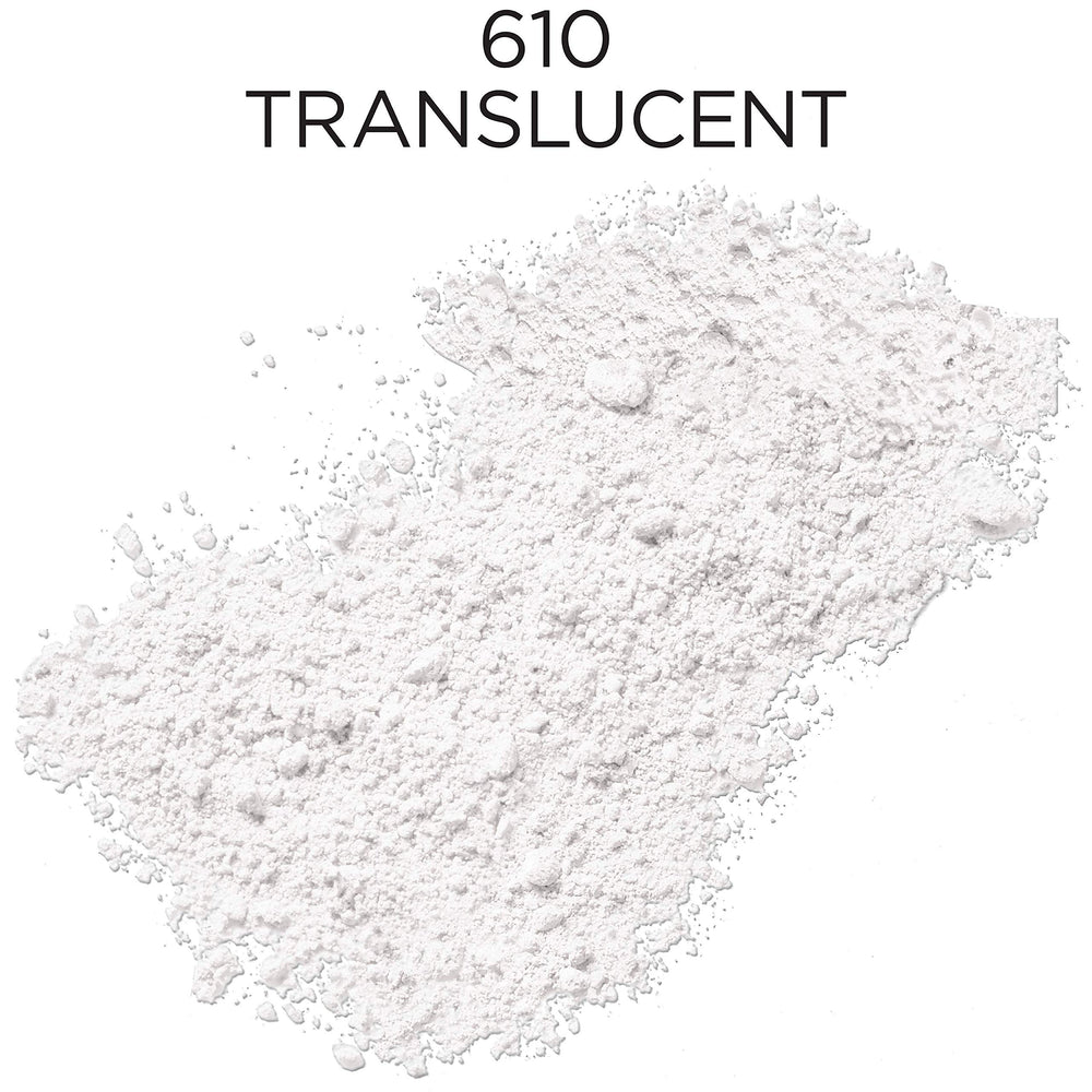Powder near eyes used for baking under-eye to reduce creasing.
