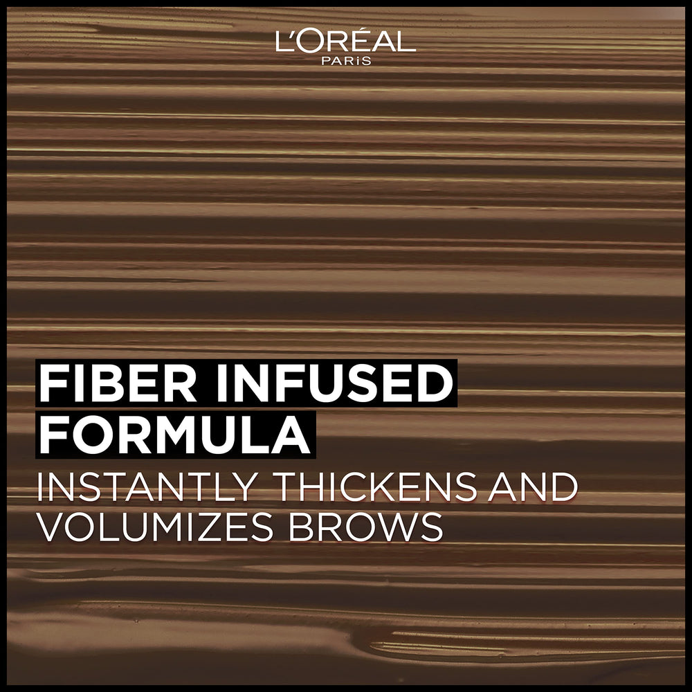 Smudge- and transfer-resistant wear keeps brows polished all day.