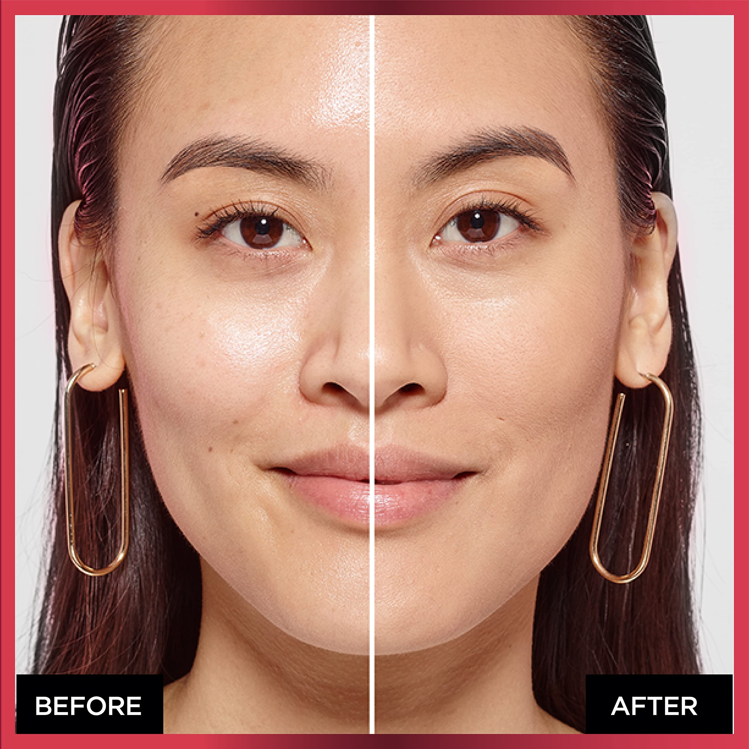 L'Oreal Paris Infallible waterproof matte finish closeup highlights transfer-resistant wear.