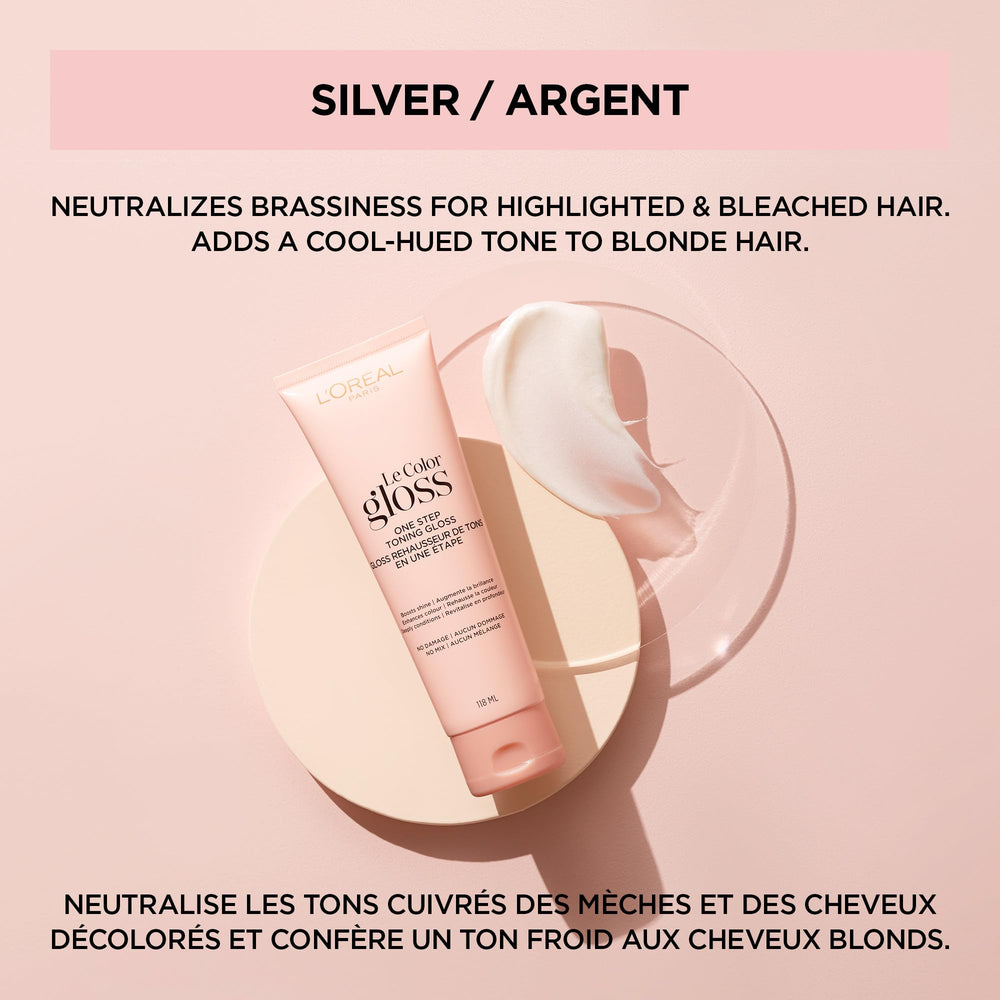 L'Oreal Paris Le Color Gloss vegan conditioning base visual emphasizing nourishment.