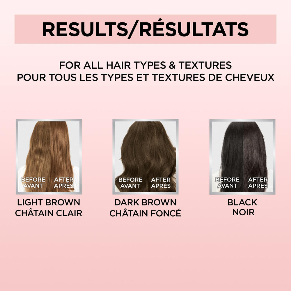 L'Oreal Paris Le Color One Step Toning Hair Gloss glossy brunette finish adds warmth