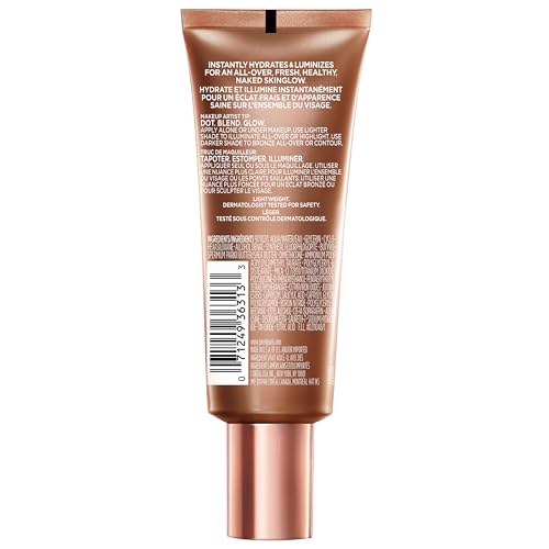 L'Oreal Paris Lumi Glotion paired with makeup to boost glow.