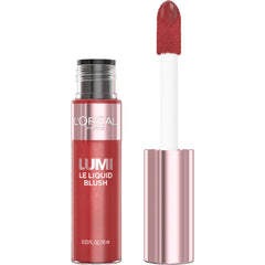 L'Oreal Paris Lumi Le Liquid Blush bottle closeup showing lightweight glow for daily radiance
