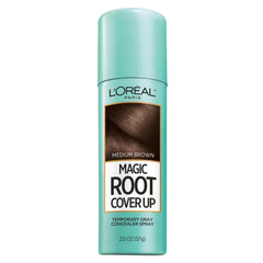 L'Oréal Paris Magic Root Cover Up gray concealer spray bottle for fast root touch up