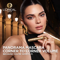 L'Oreal Paris Panorama Mascara washable formula allows easy removal.