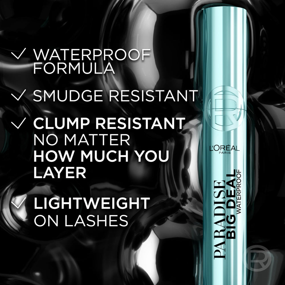 L'Oreal Paris Paradise Big Deal near-eye shot emphasizes suitability for sensitive eyes