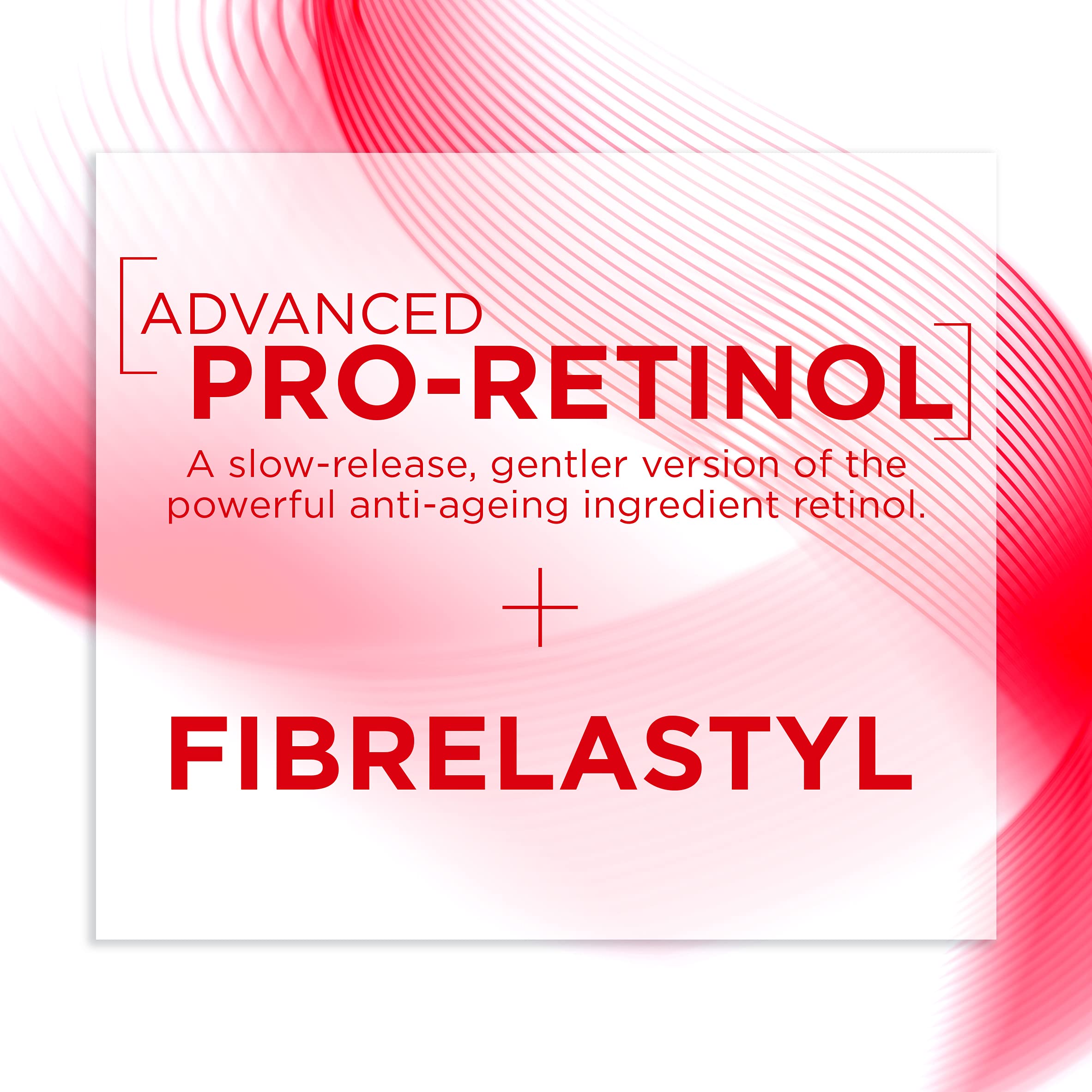 L’Oréal Paris Plénitude Revitalift eye cream texture close-up highlights creamy consistency.