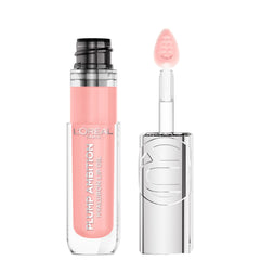 L'Oreal Paris Plump Ambition lip oil bottle with hydration and glass-like shine