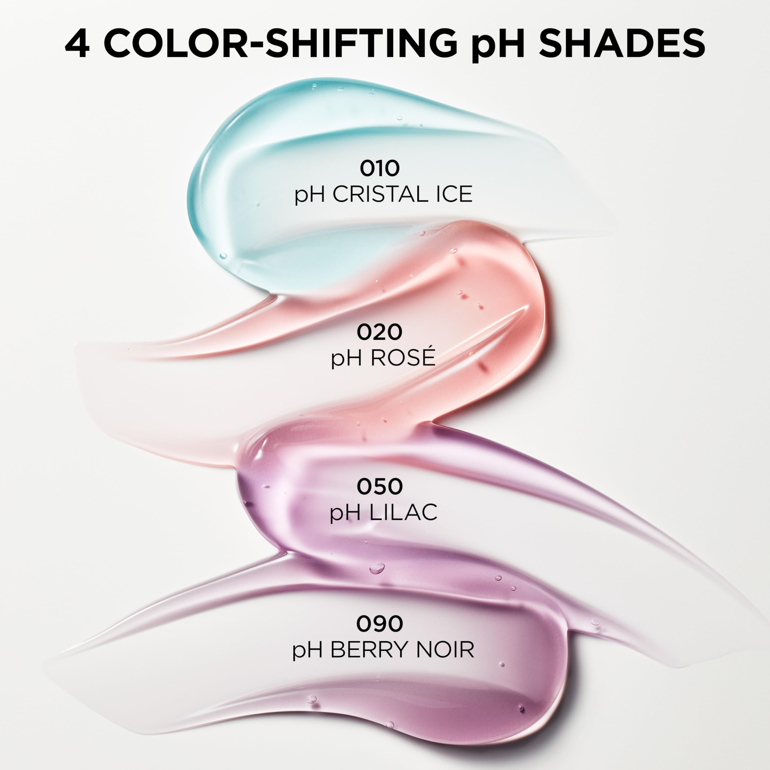 Swatch of L'Oreal Paris Plump Ambition Lip Oil color-changing pink shade