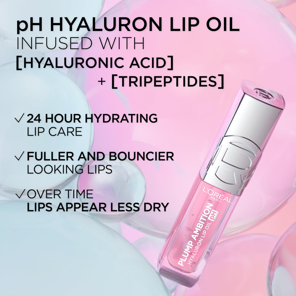 Tripeptides in L'Oreal Paris Plump Ambition Lip Oil for nourishing care