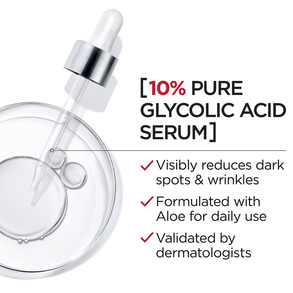 Even skin tone suggested by Revitalift serum in a clean setup.
