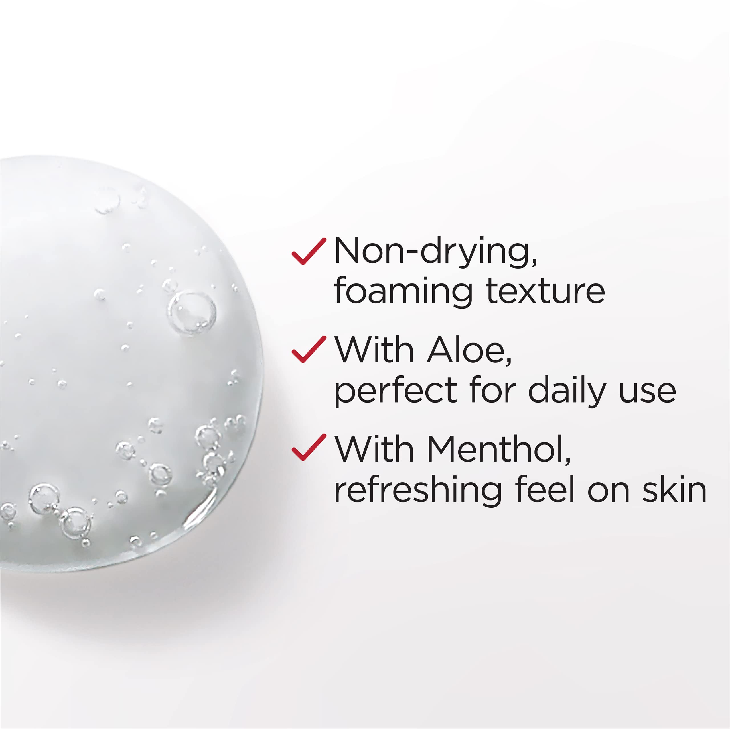 L'Oreal Paris Revitalift aloe-extract close-up emphasizes soothing, non-drying daily formula.