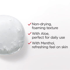 L'Oreal Paris Revitalift aloe-extract close-up emphasizes soothing, non-drying daily formula.