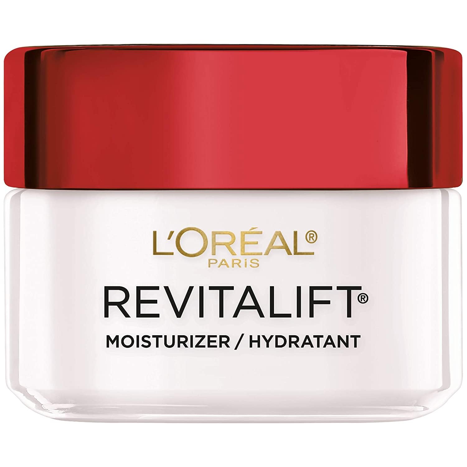 Revitalift anti-wrinkle cream close-up highlights rich texture for daily smoothing.