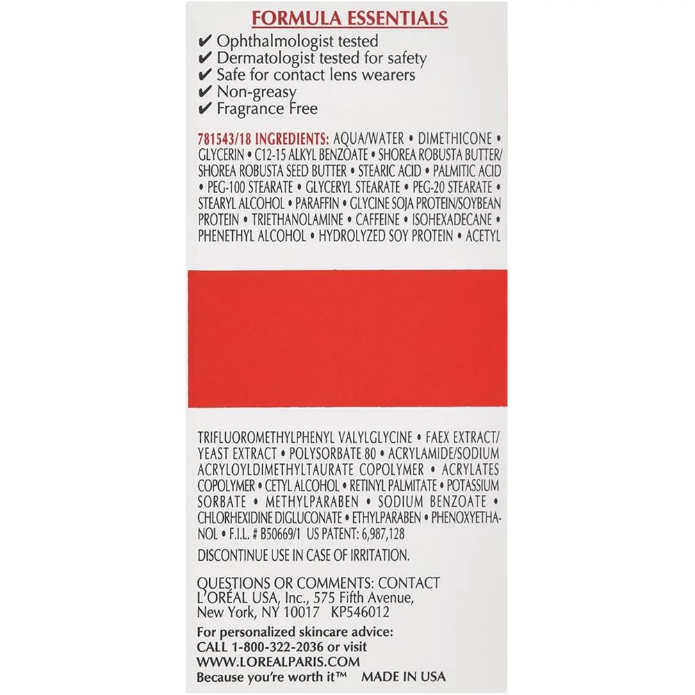 L’Oréal Paris RevitaLift eye cream packaging ready for daily use.