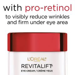 L'Oreal Paris Revitalift eye cream texture swirl non-greasy quick-absorption feel