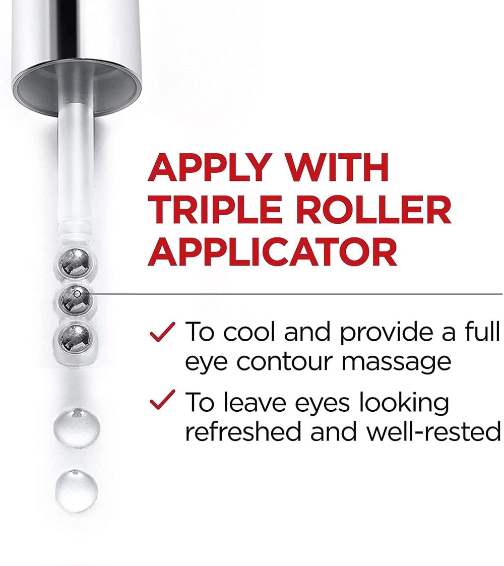 The serum absorbs quickly with a non-greasy finish on the eye area