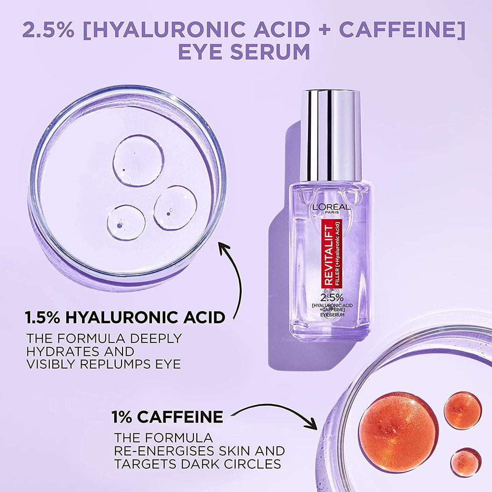 L Oreal Paris Revitalift Filler Eye Serum 20 Ml Hyaluronic Acid l-oreal-paris-revitalift-filler-eye-serum-20-ml-hyaluronic-acid