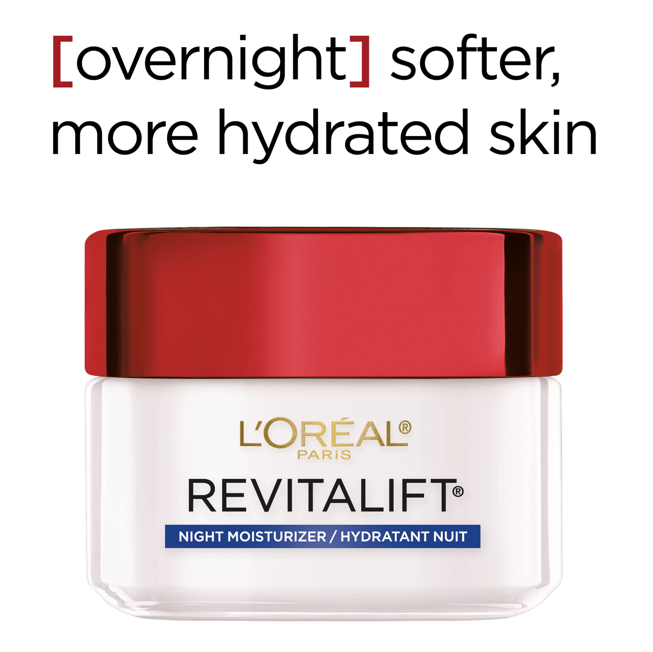 L'Oreal Paris Revitalift finish on skin depicts smoother, firmer appearance after use