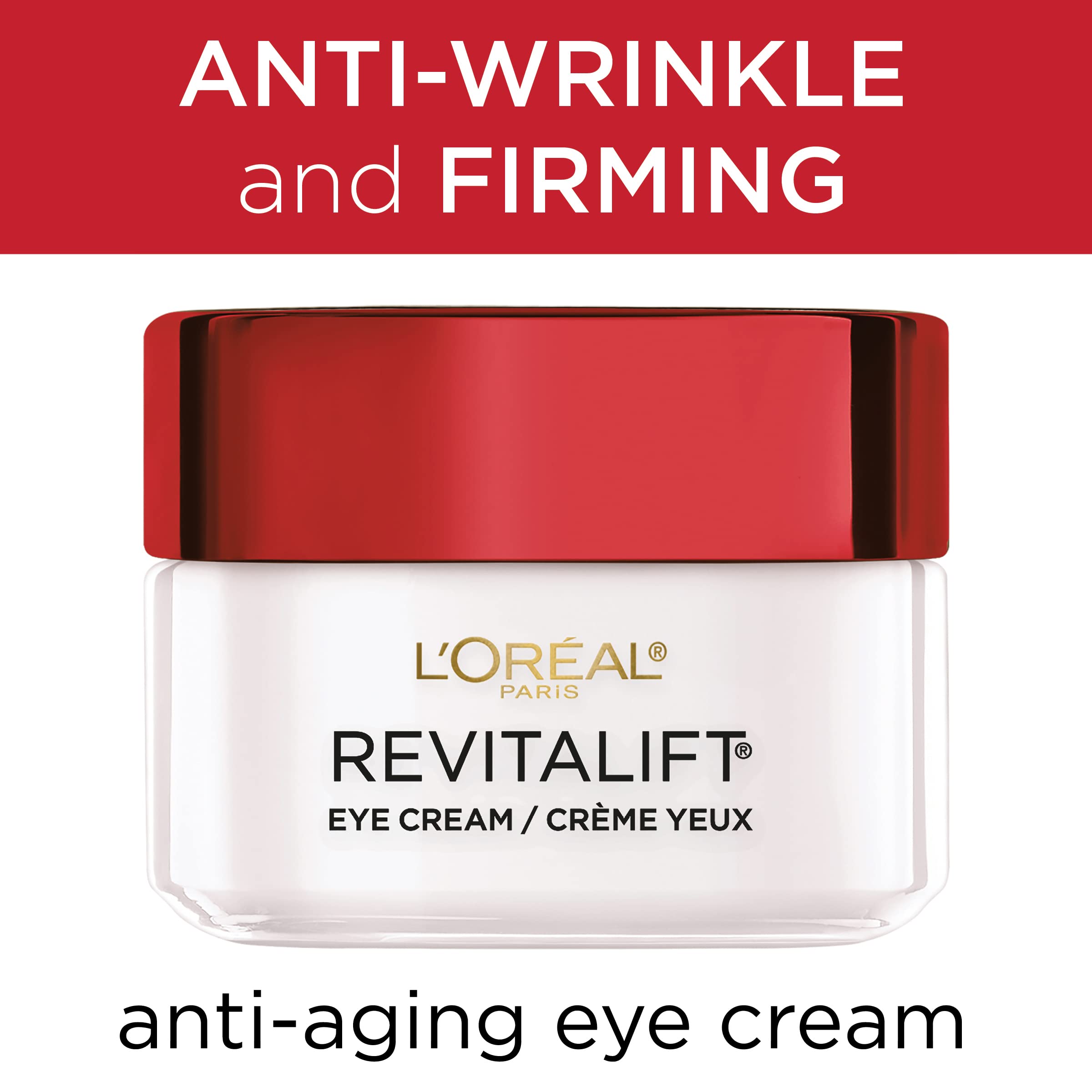 L'Oreal Paris Revitalift ophthalmologist-tested badge reinforces contact lens wear suitability