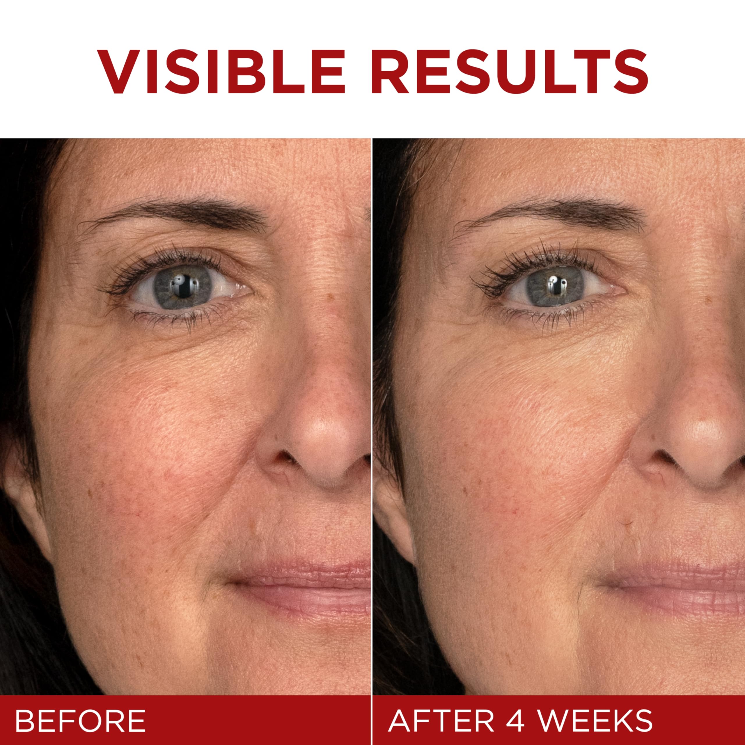 Cream being applied during morning routine for a radiant glow with Revitalift.