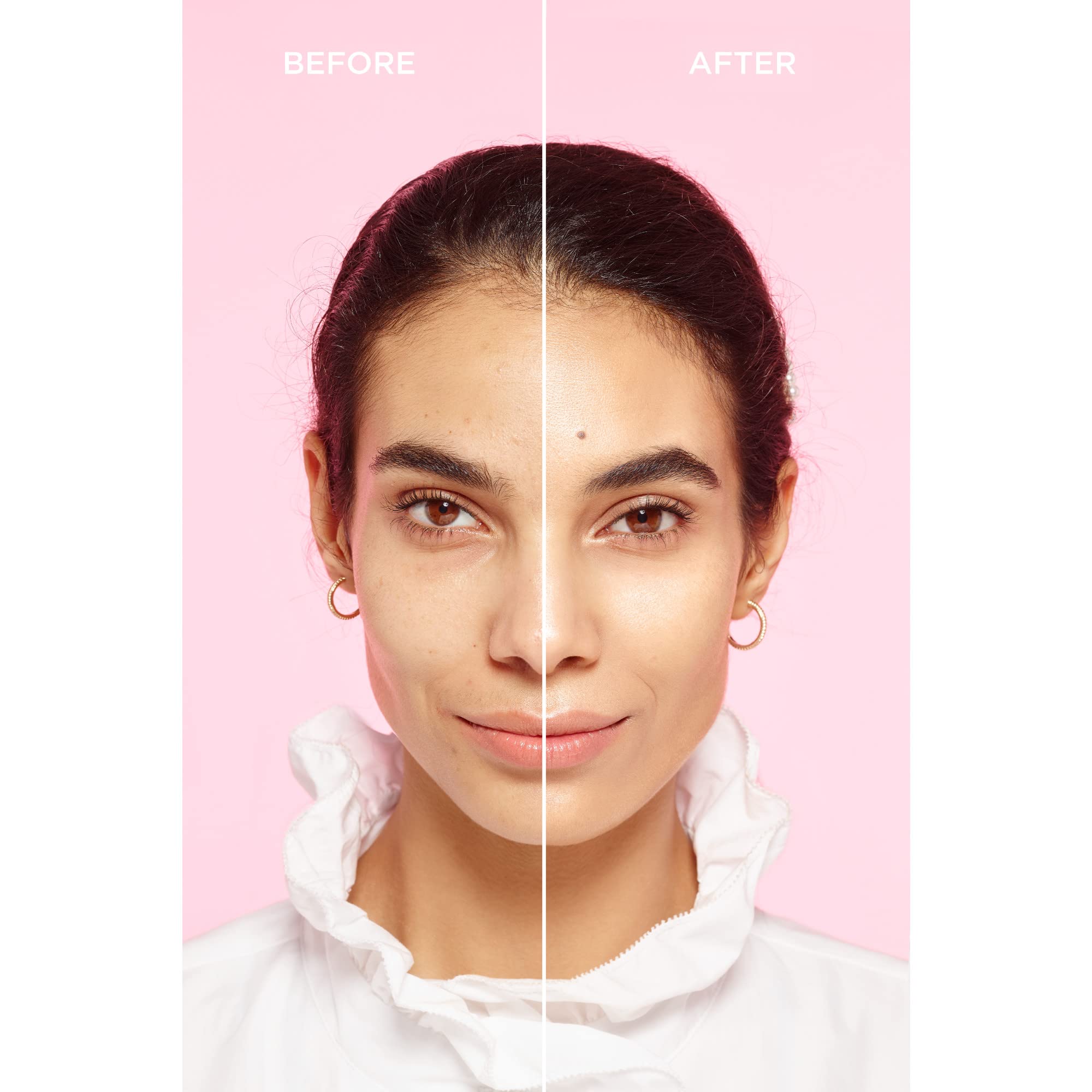 L'Oreal Paris Skin Paradise glow on cheek demonstrates natural radiance