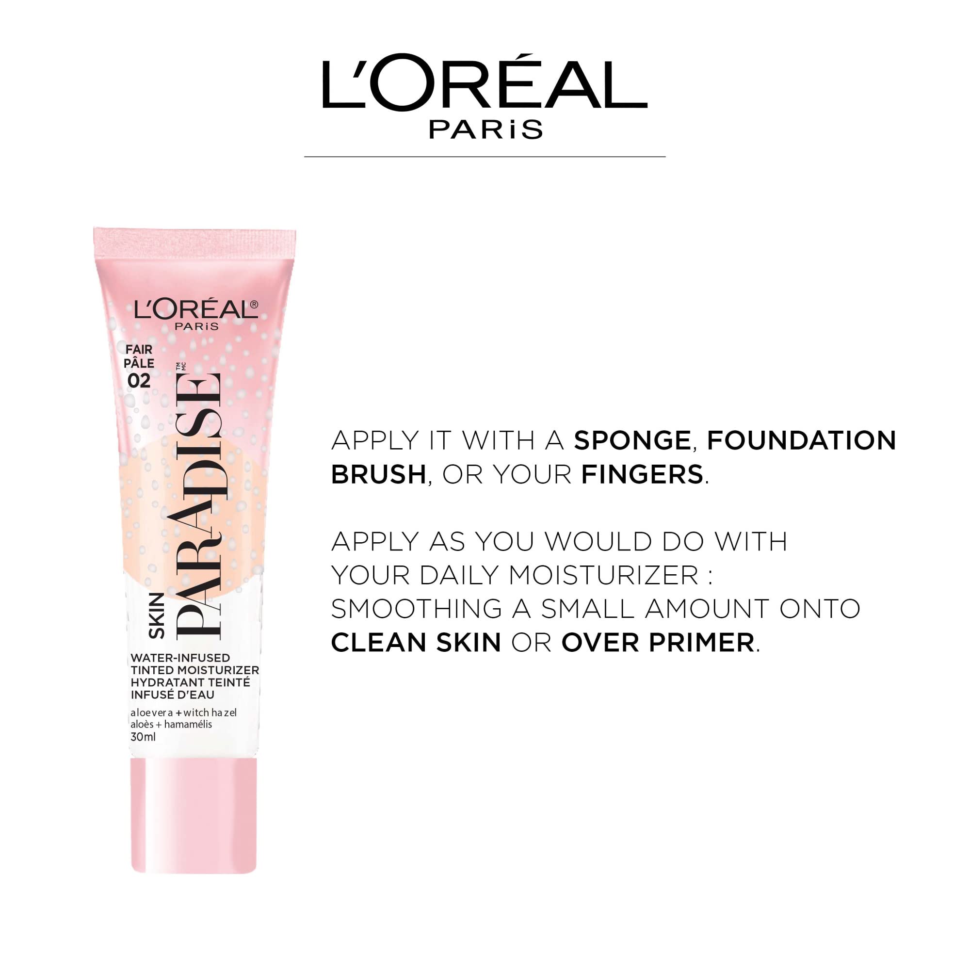 L'Oreal Paris Skin Paradise SPF 19 bottle emphasizes daily sun protection