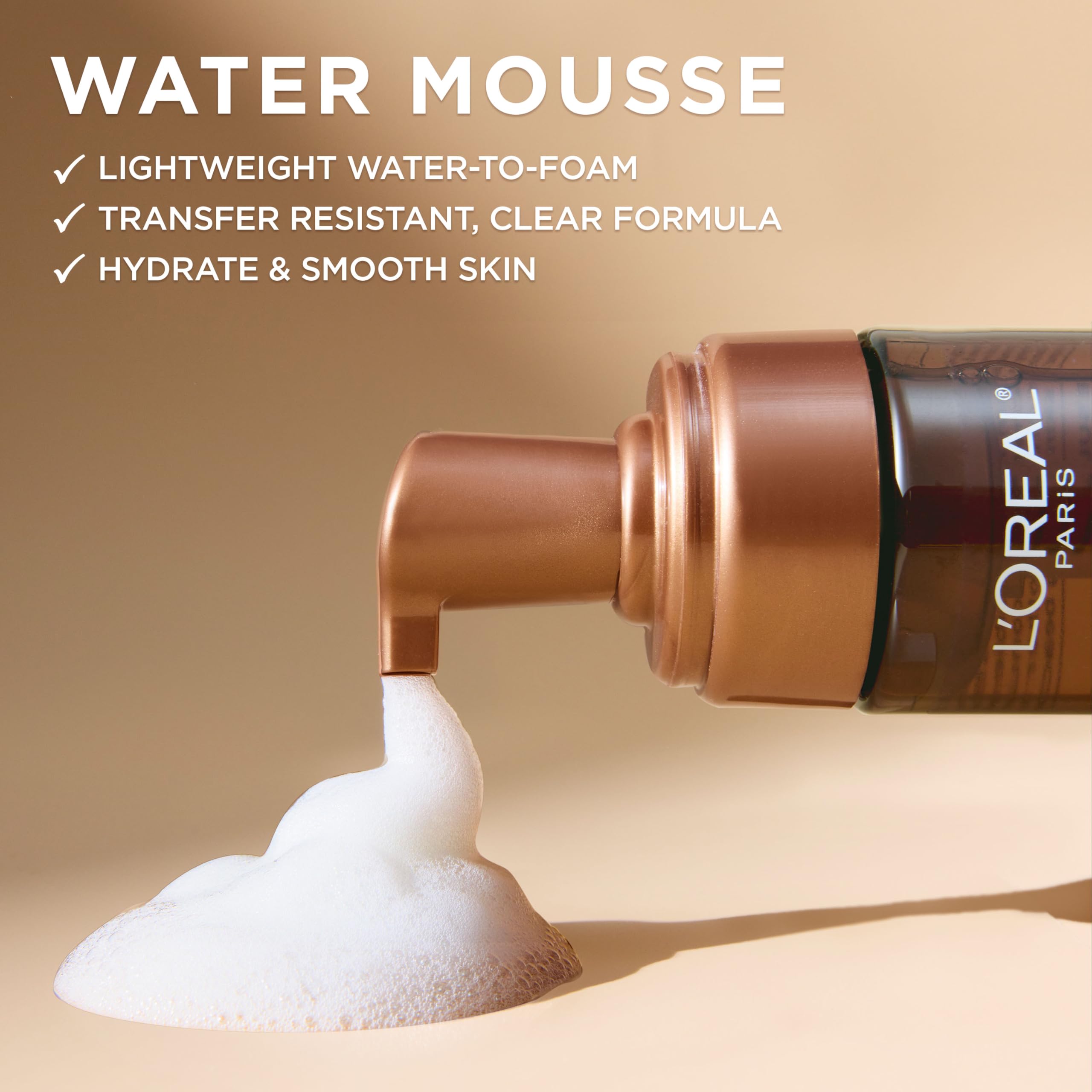 L'Oreal Paris Sublime Bronze Water Mousse offers a fresh coconut fragrance for a beachy vibe.