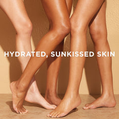 L'Oreal Paris Sublime Bronze Water Mousse on skin appears hydrated and smooth.