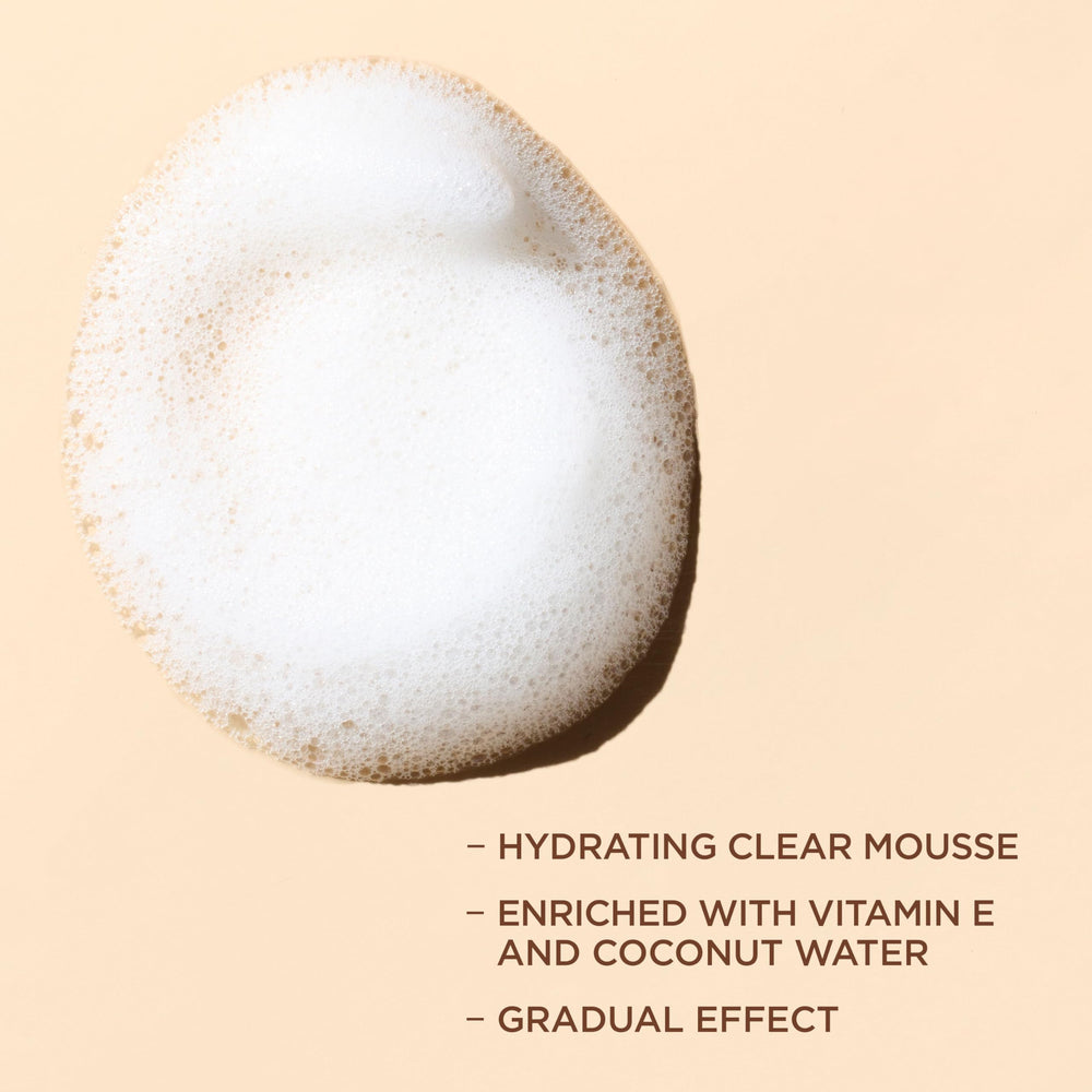 L'Oreal Paris Sublime Bronze Water Mousse swatch on skin reveals natural sun-kissed glow.