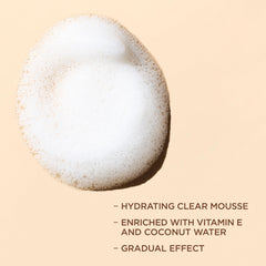 L'Oreal Paris Sublime Bronze Water Mousse swatch on skin reveals natural sun-kissed glow.