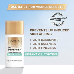 L’Oréal Paris Sunscreen texture closeup reveals creamy, non-greasy matte finish.