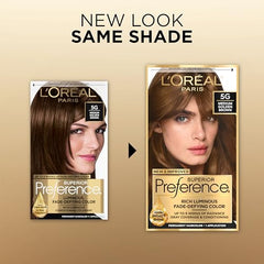 L'Oreal Paris Superior Preference color-gel demonstrates easy-to-apply formula for long-lasting radiance.