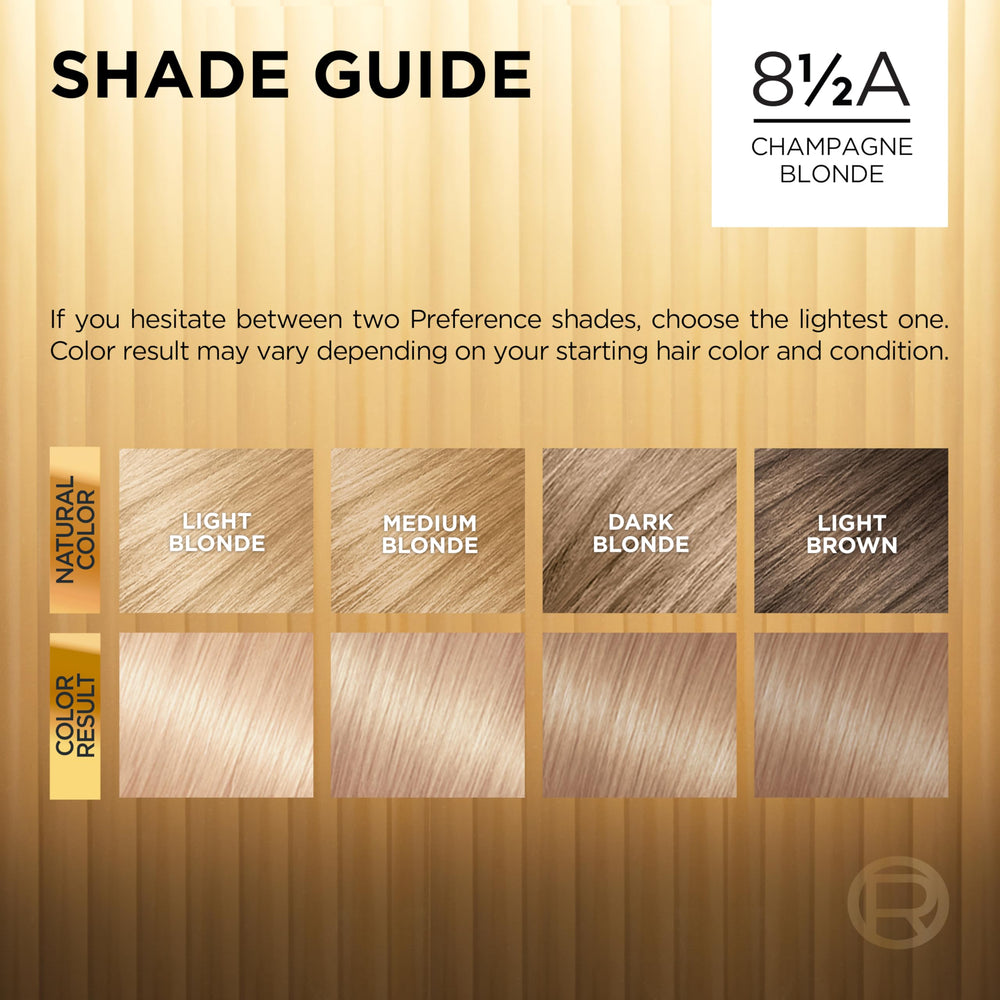 L'Oreal Paris Superior Preference gloves included for clean, mess-free dyeing sessions.