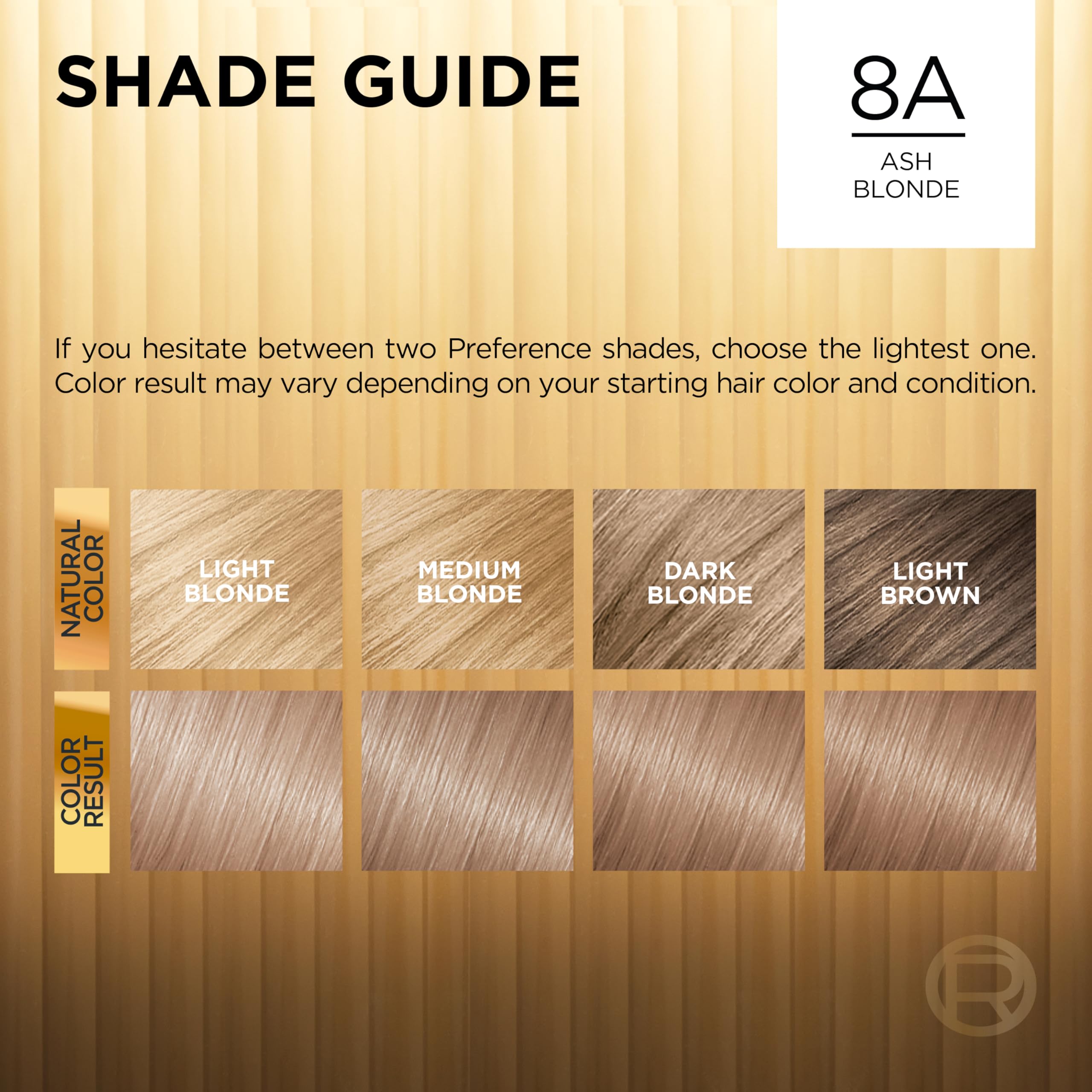 L'Oreal Paris Superior Preference hair color kit contents including gloves and leaflet