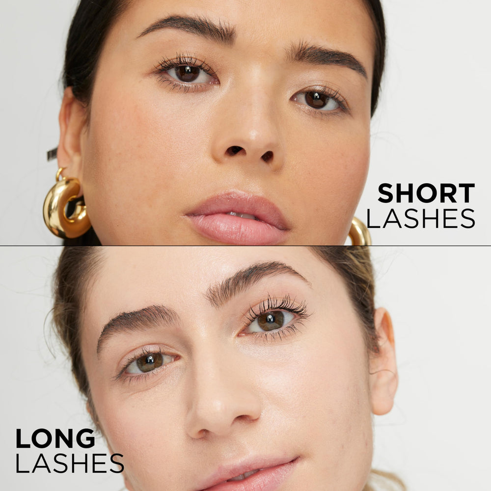 Fragrance-free label on L'Oreal Telescopic Mascara packaging indicating gentle formula.