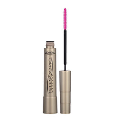 L'Oreal Paris Telescopic Original Mascara packaging shows a sleek black tube designed for precise application.