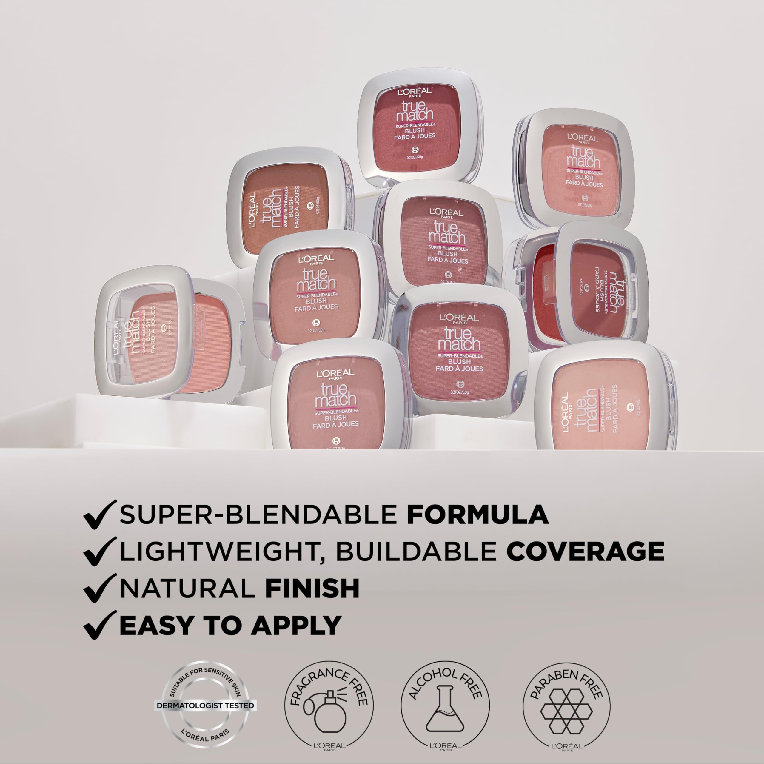 L'Oréal Paris True Match Apricot Kiss pigmentation demonstrates soft, buildable color.
