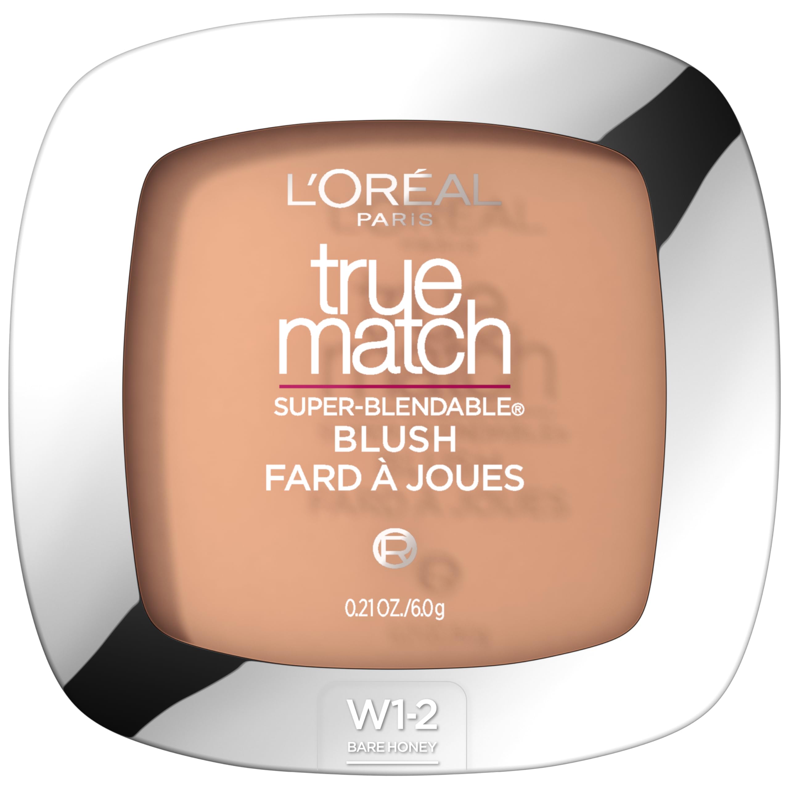 L'Oreal Paris True Match Blush Bare Honey compact demonstrates natural flush for warm undertones