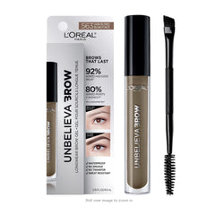 L'Oreal Paris Unbelieva-Brow gel brush close-up for precise brow filling