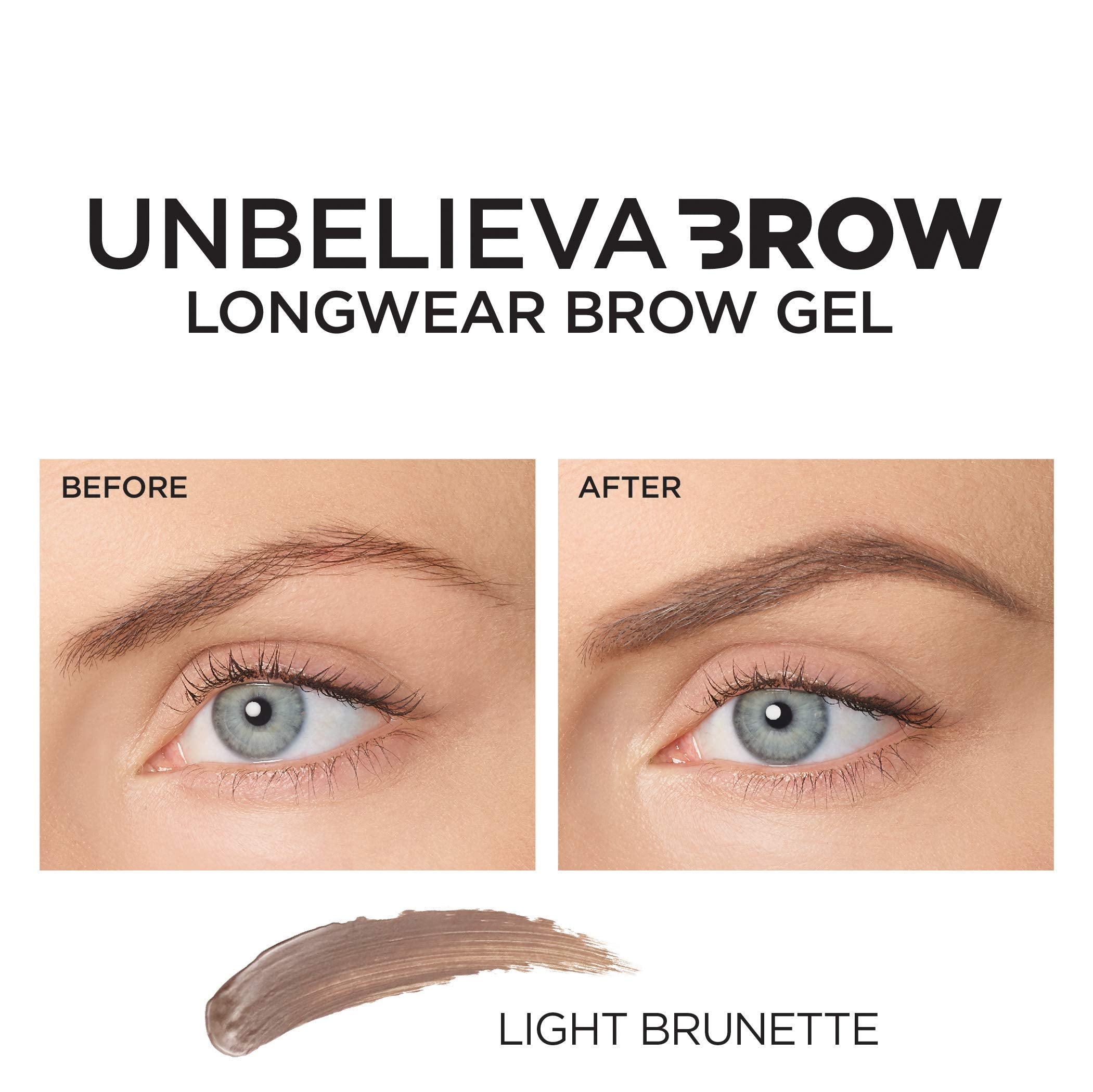 L’Oréal Paris Unbelieva-Brow transfer-proof finish stays put through daily activities.