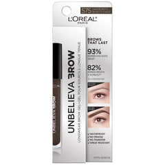 L'Oreal Paris Unbelieva-Brow color swatch in Dark Brunette for versatile looks.