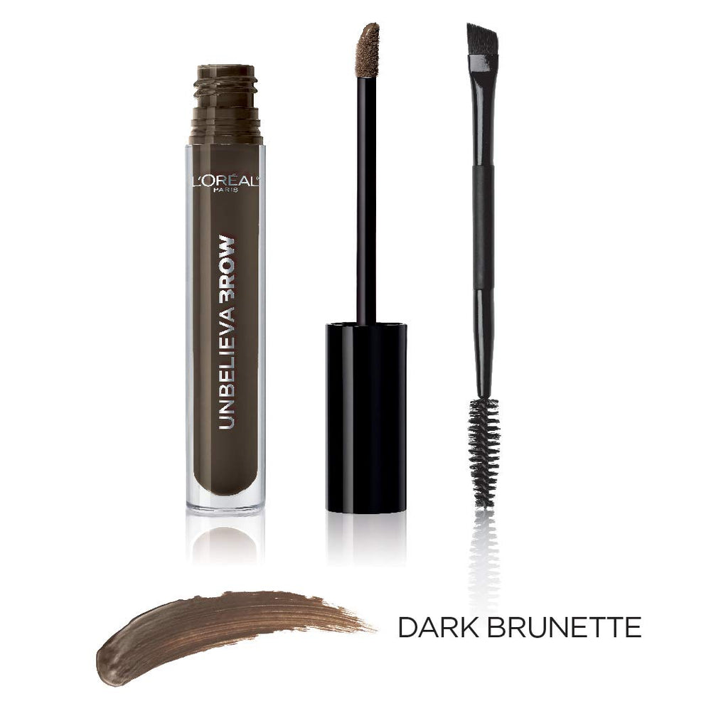 L'Oreal Paris Unbelieva-Brow gel drying quickly for sweat-resistant wear.