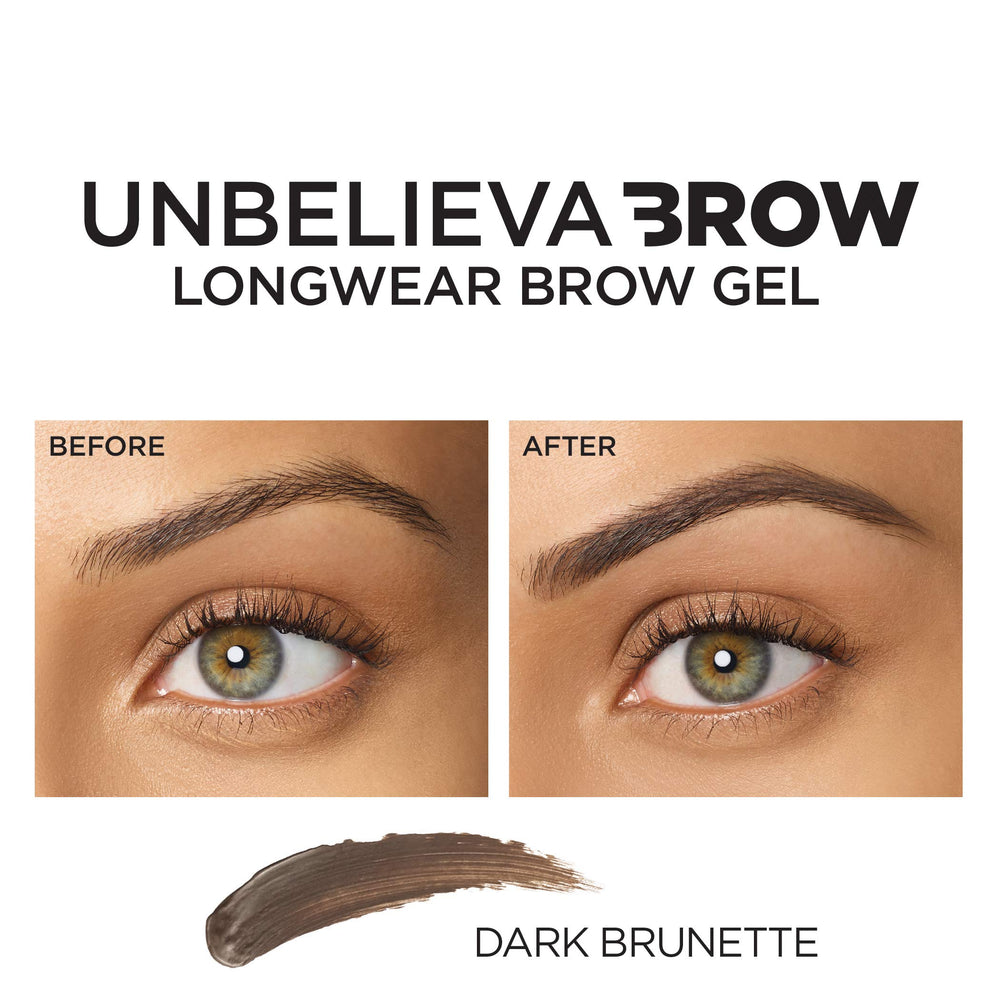 L'Oreal Paris Unbelieva-Brow no-smudge, no-transfer finish after wear.