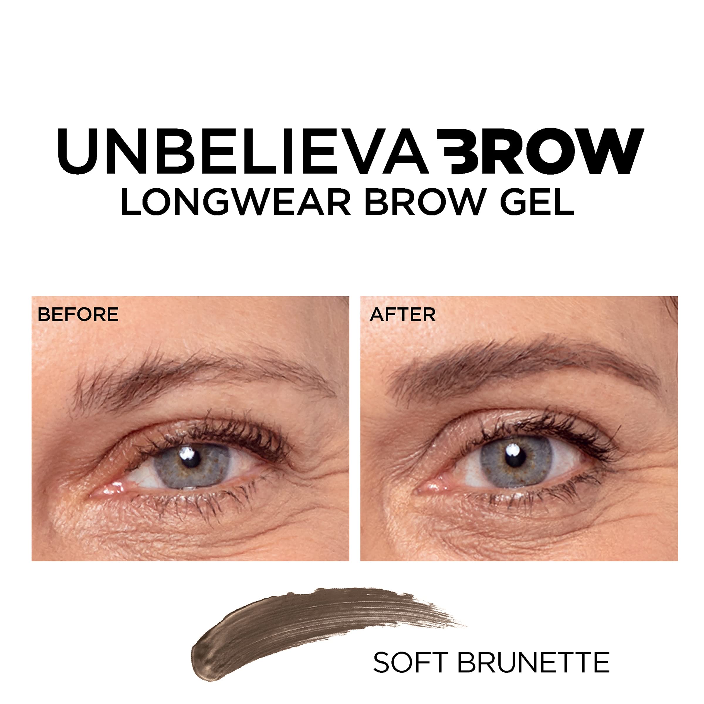 L'Oreal Paris Unbelieva-Brow no-smudge test demonstrates transfer-proof performance.